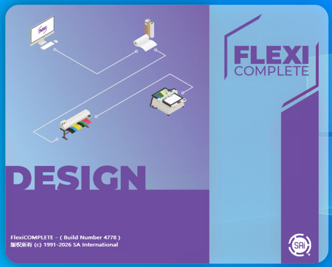FlexiPrint 2025.3 Build 4778 SAi FlexiCOMPLETE & Production Manager 2025.3 喷绘机打印RIP软件UV打印机导图软件 SAI FlexiSign Print Full PhotoPrint SAi Flexi