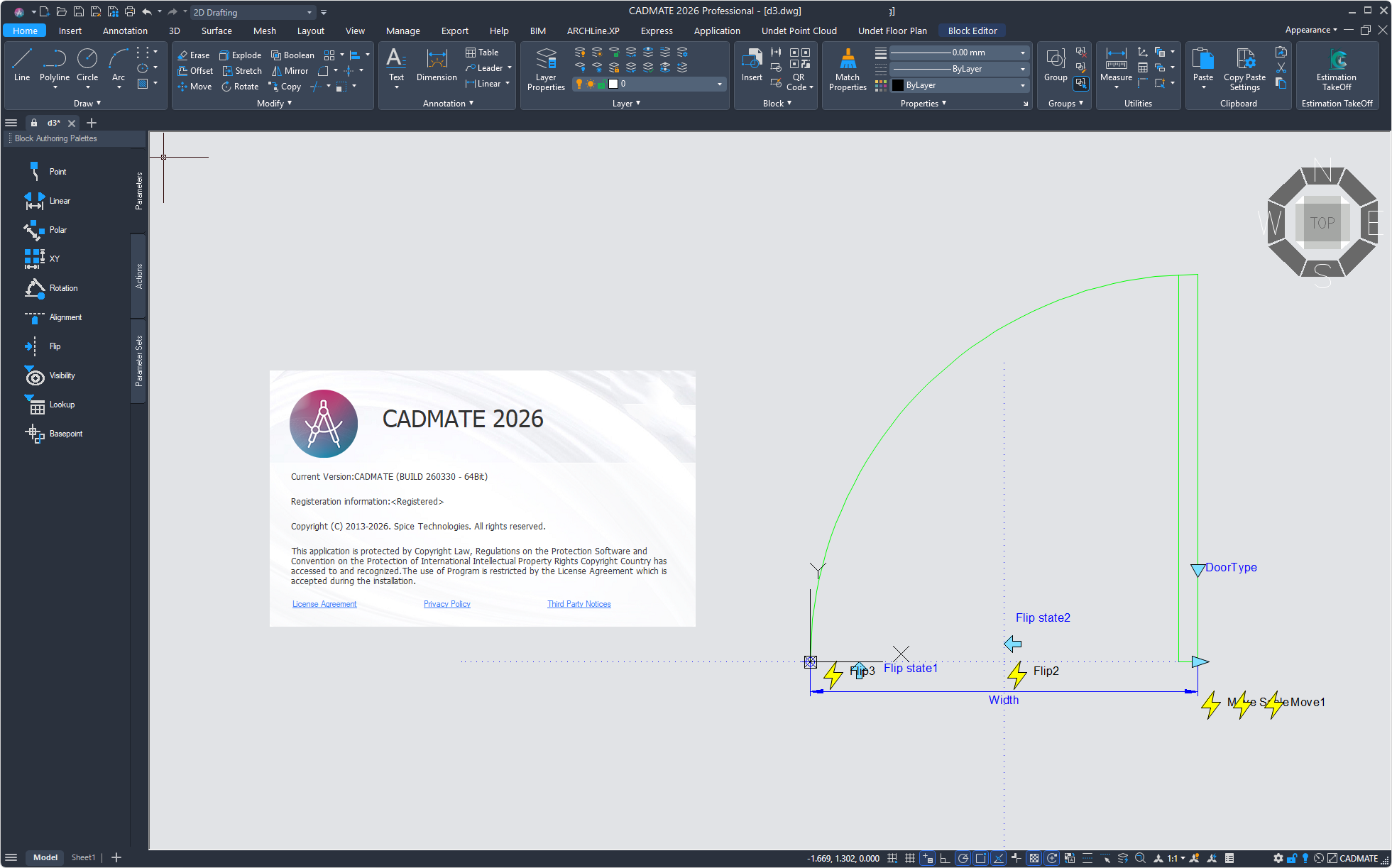 CADMATE Professional 2026 v26.3 激活版强大的2D绘图和3D建模软件