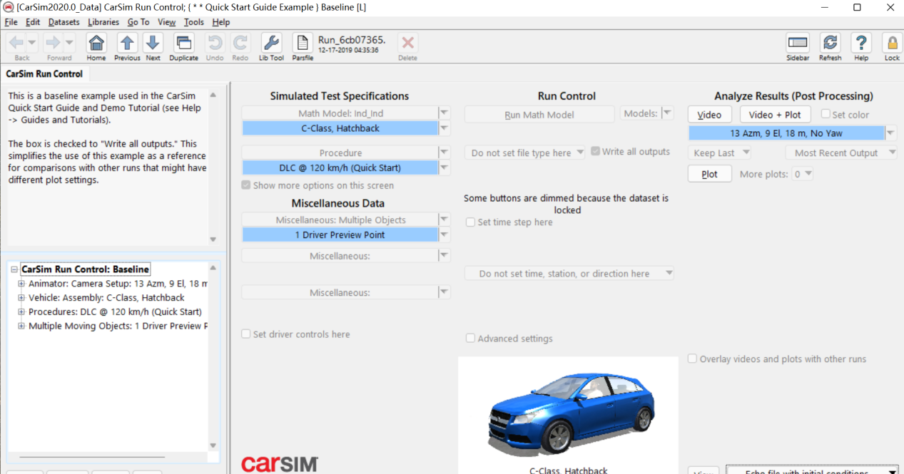 Mechanical Simulation CarSim 2020.0 激活版专业车辆动力学仿真软件011169