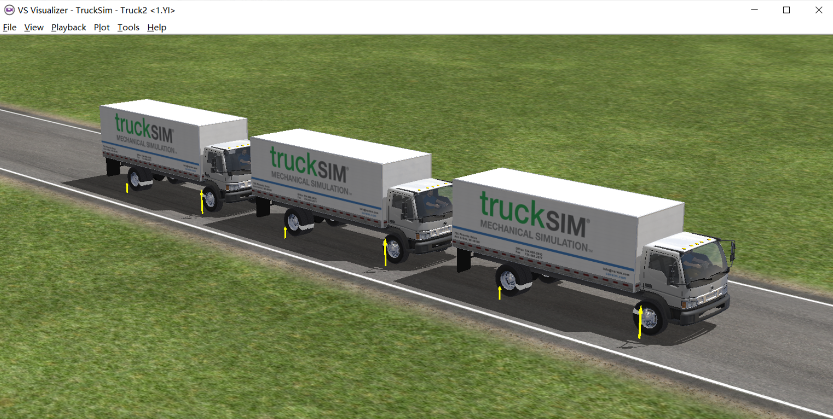 TruckSim 2024.1 激活版 卡车客车和挂车车辆动态仿真软件Mechanical Simulation车辆仿真011170