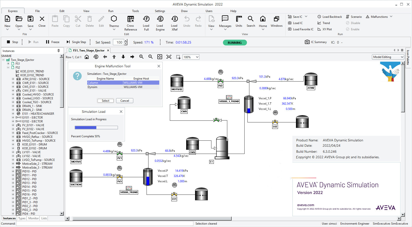 AVEVA Dynamic Simulation 2022 动态过程模拟器061081