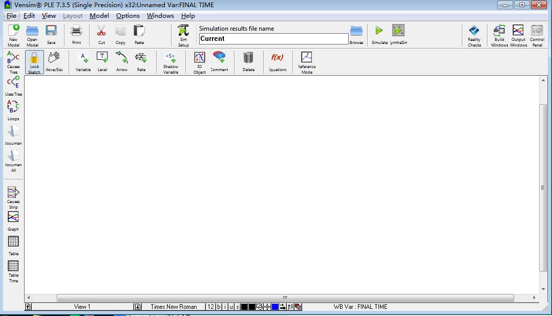 Vensim PLE 7.3.5 中文英文系统动力学 兼容WIN10系统版本Vensim DSS 010857