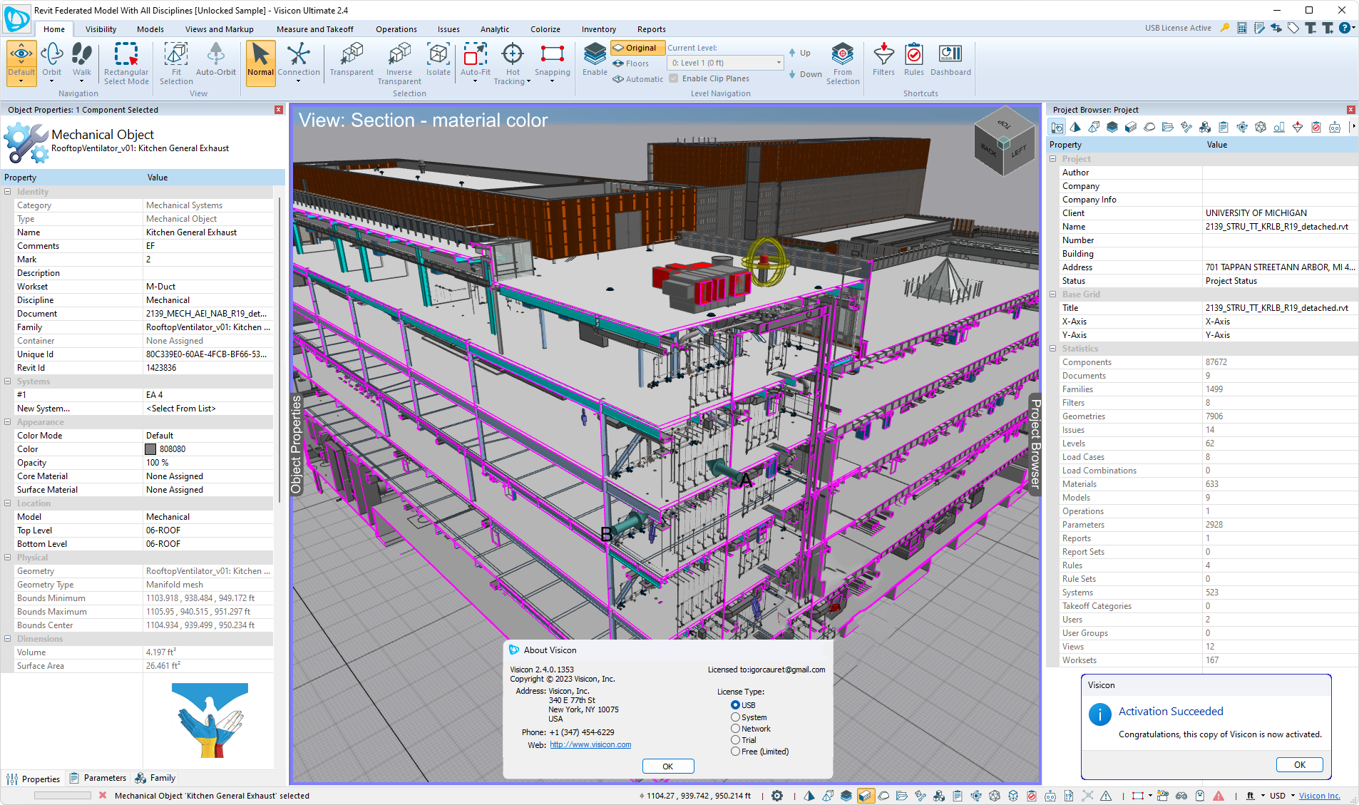 Visicon Ultimate v2.4.0.1353 激活版建筑设计和施工的BIM软件010570