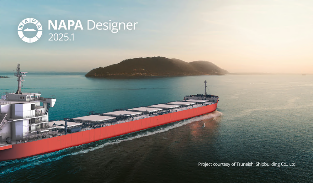 Napa2025.1 一机一码授权版型线设计 船体计算船舶设计软件 大型船舶CAD软件01115