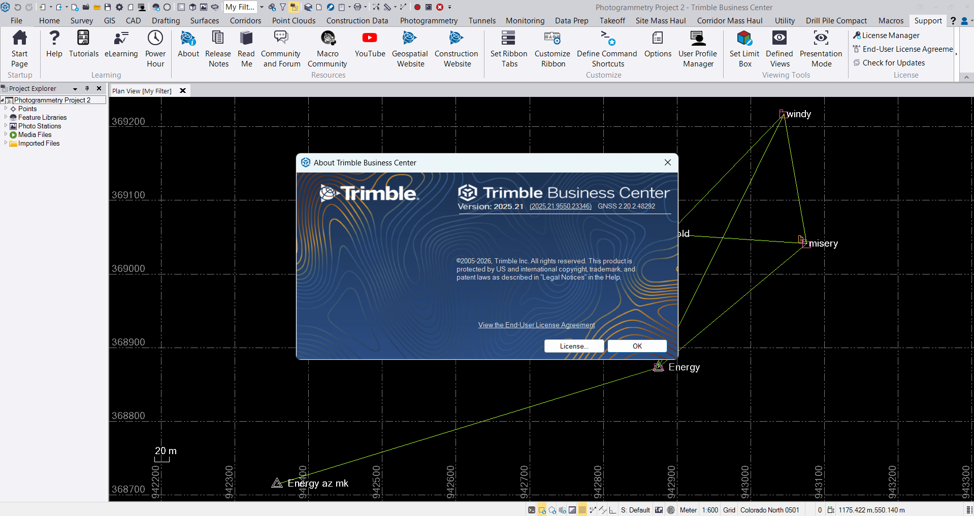 Trimble Business Center v2025.21 加密狗中文激活版TBC测量工程建设设计投影准转换坐标系统测量数据管理器TrimbleBusinessCenter