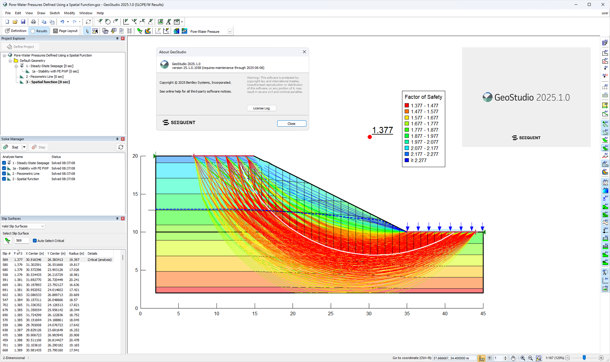 Bentley GEO SLOPE GeoStudio 2025.1.0.1058 岩土建模分析010975