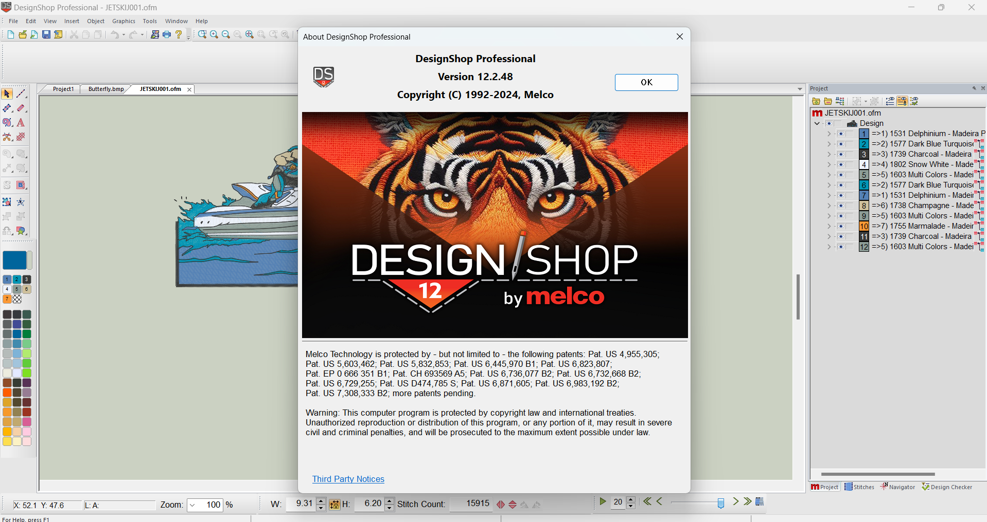 Melco DesignShop Professional v12.2.48 加密狗版刺绣设计020527
