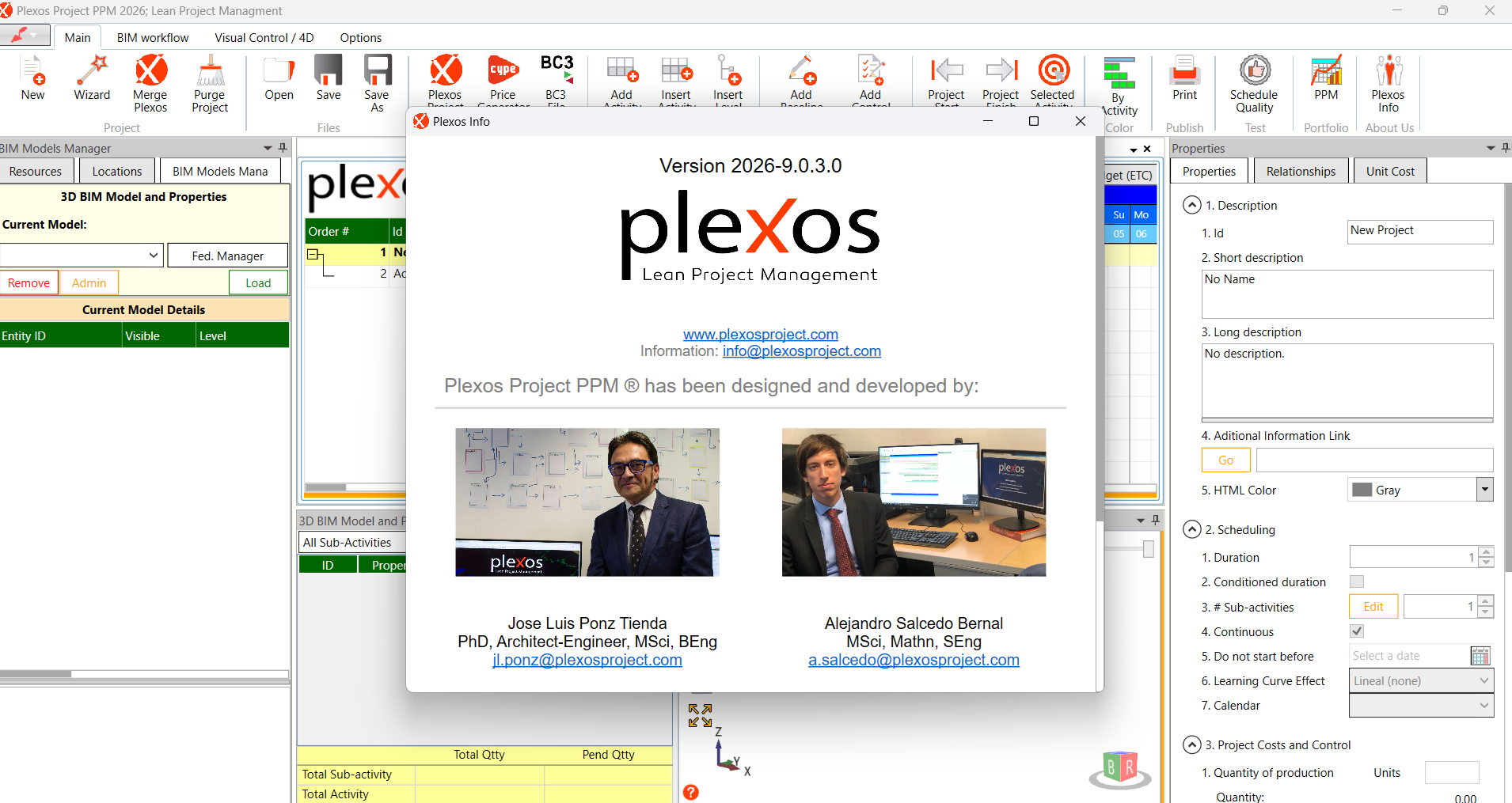 Plexos Project v2026 9.0.3.0 Project Management 加密狗版施工管理系统PPM施工规划和项目控制061083