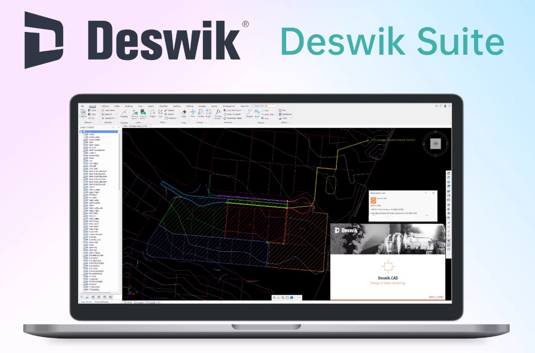 Deswik Suite v2026.1.2309  NOVA 2026.3.947 加密狗版采矿业规划软件deswik suit GIS风格3D挖掘数据工具
