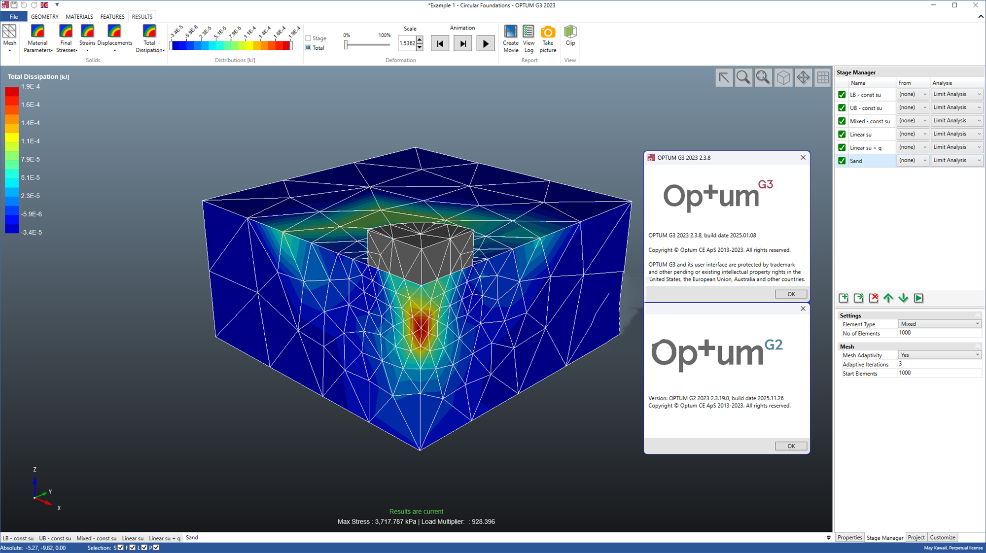 Optum G2 2023 v2.3.19 Optum G3 2023 v2.3.8 岩土工程的有限元软件包工具011336