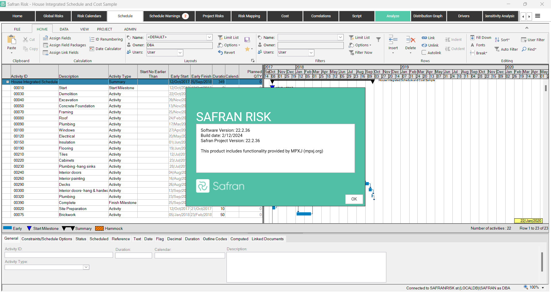 Safran Risk 22.2.36 加密狗版风险规划与成本风险分析工具060721