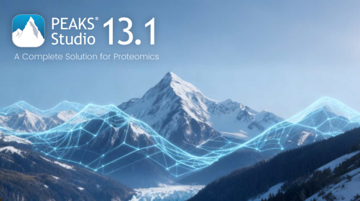 PEAKS Studio 13.1 肽组学免疫肽组学高级分析软件peaks studio糖基模块插件使科学家能够确定糖基位点定位和糖基结构分析工具060539
