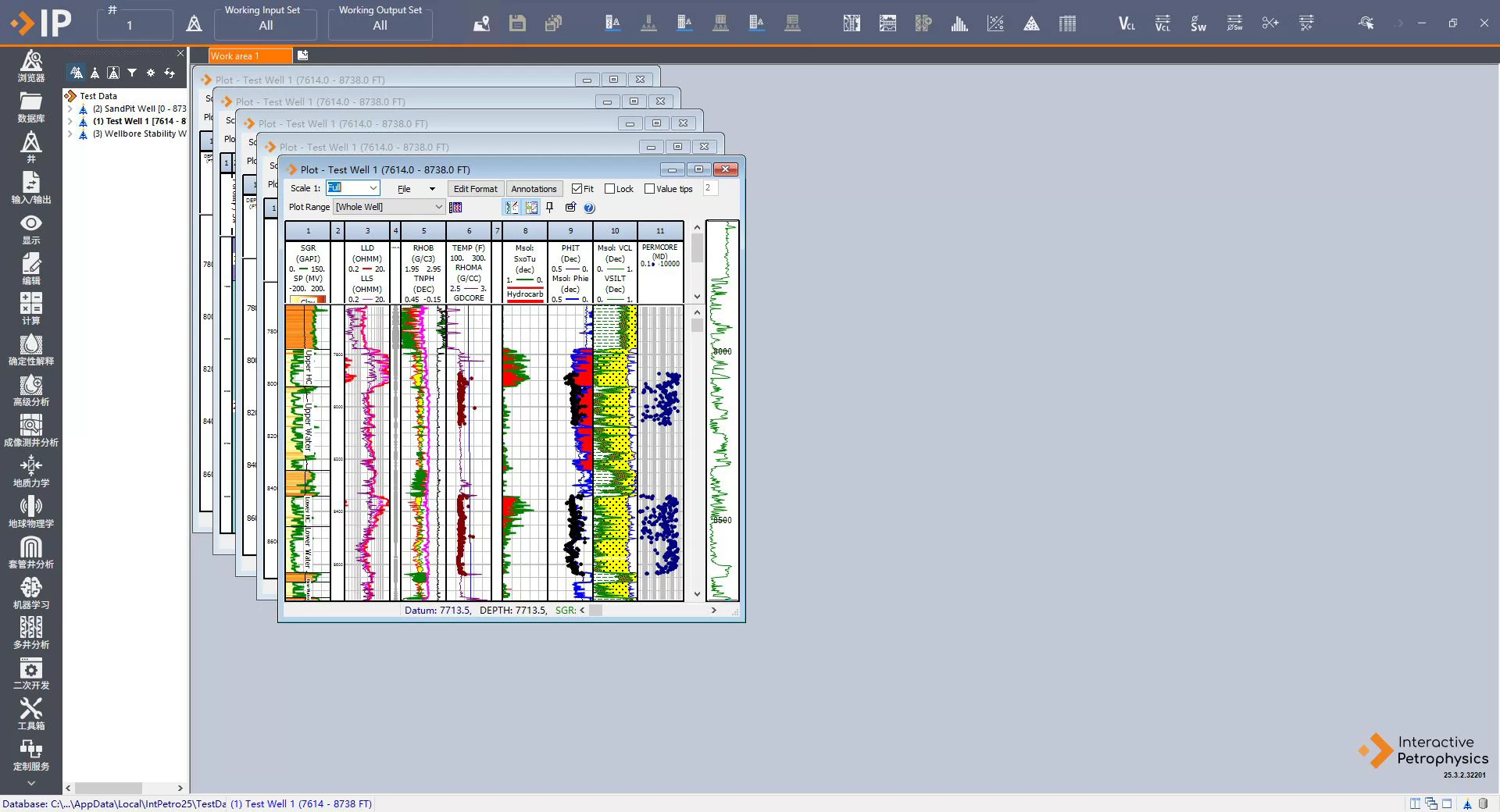 Geoactive Interactive Petrophysics 2025 v25.3.2.32201 地质学家储罐工程师和岩石物理学Interactive Petrophysics 简称IP软件