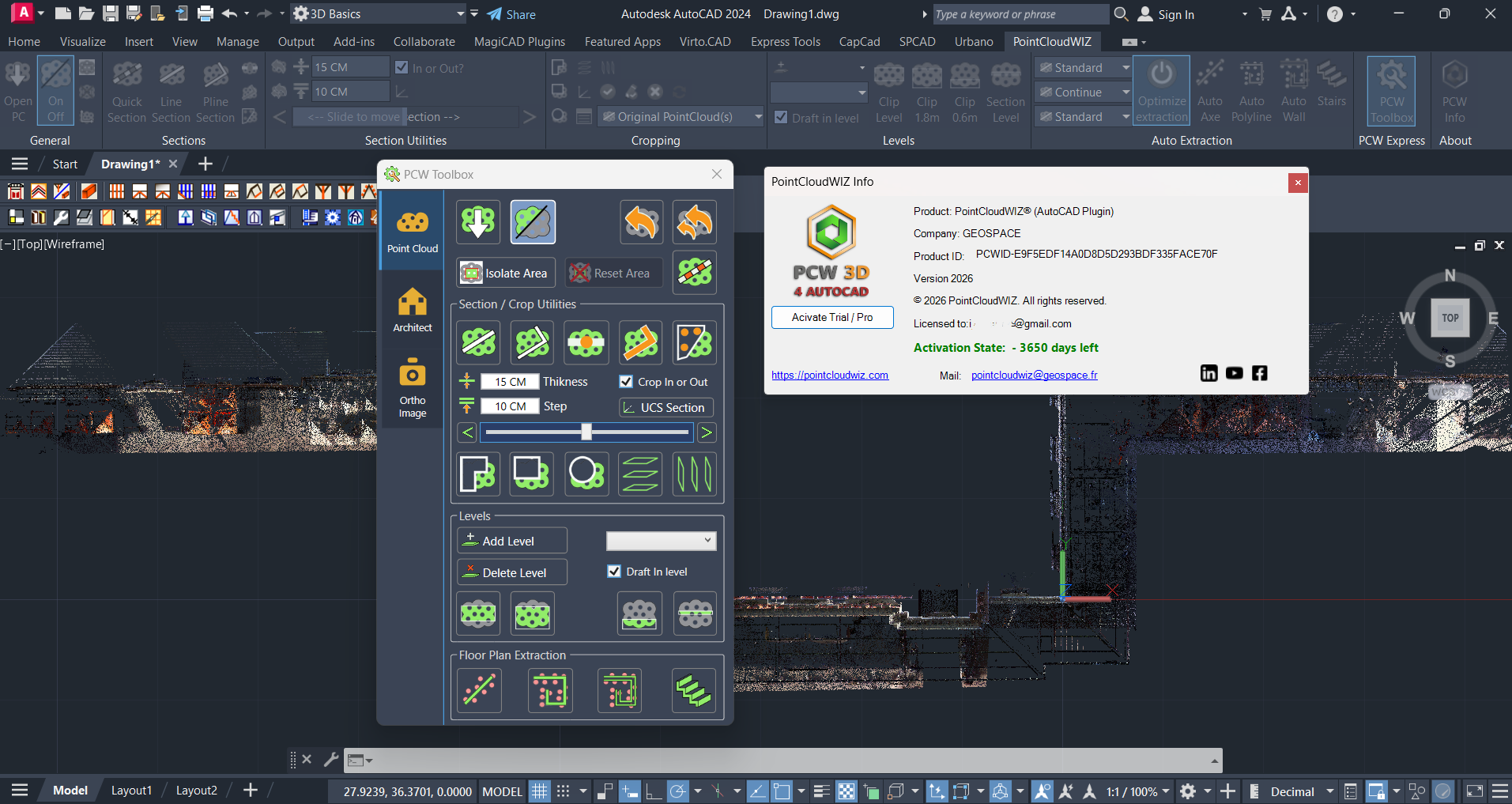 PointCloudWIZ v2026 一机一码授权版点云处理 3D点云数据处理工具011564