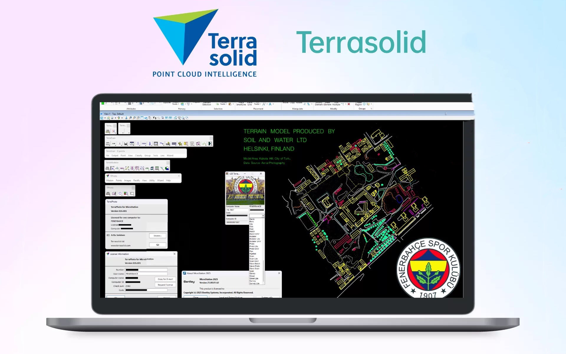 Terrasolid Spatix & Microstation Suite 2026 v26.001 点云和图像处理软件 010968