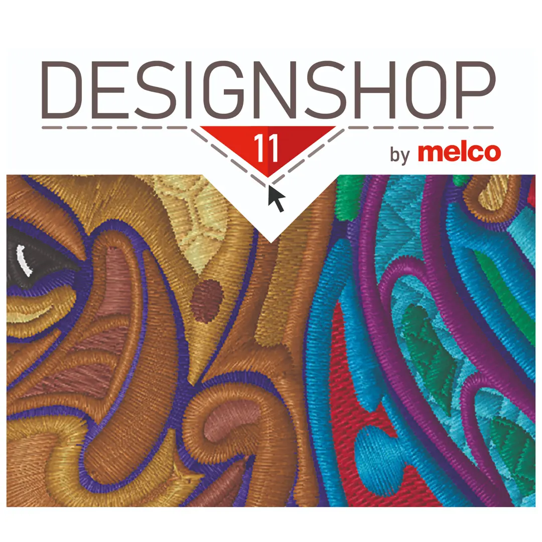 Melco DesignShop Professional v11.3.88 加密狗版 先进的设计工具多性向绣框支持自动刺绣