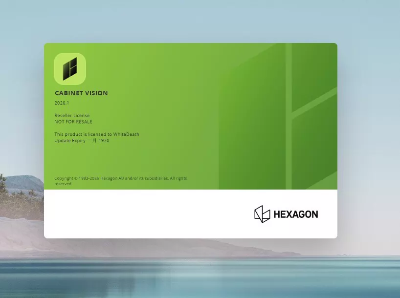 Hexagon CABINET VISION 2026.1 家具木工设计软件 CV cabinet vision 011108