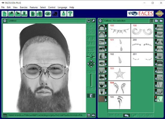 Faces 4.0 Edu Plus 便携式照片拼贴合成图像人脸识别技术040510