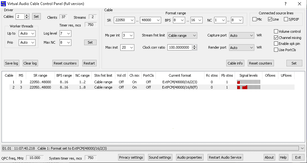 Virtual Audio Cable 4.70 Full Retail Version 虚拟音频电缆