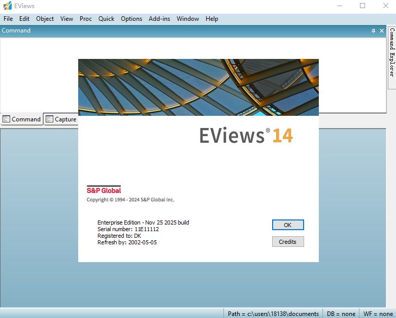 EViews 14 一机一码授权版计量经济学软件预测分析计量软件eviews