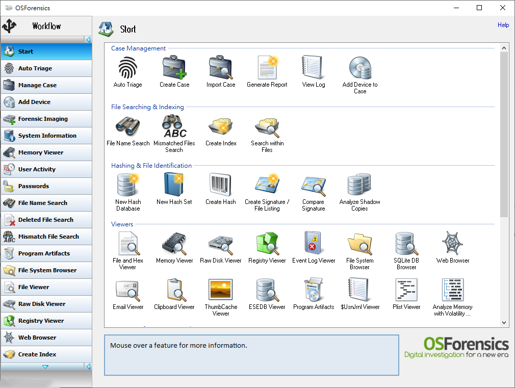PassMark OSForensics 9.1.1004 电脑取证与数据恢复工具