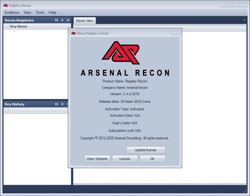 Registry Recon v2.4.0.0079 授权版 注册表取证分析易于访问的 Windows 注册表工具RegistryRecon