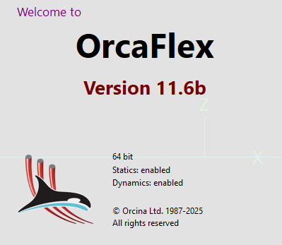 OrcaFlex 11.6b 一机一码注册版 海洋系统动力学软件Orcina海洋结构的力学性能及安装等过程仿真模拟工具