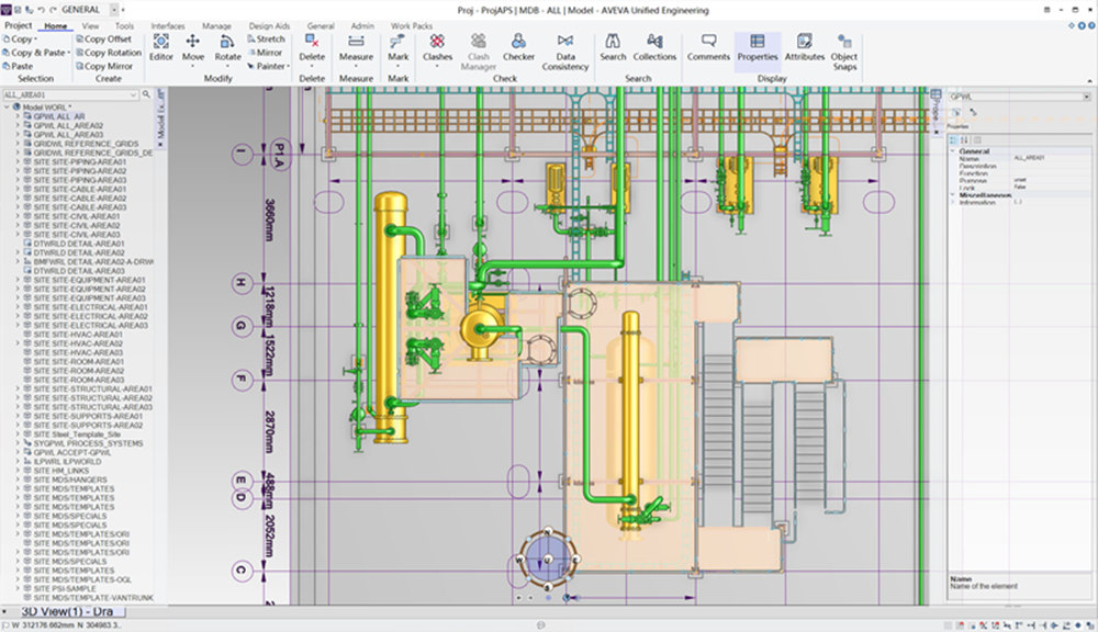 AVEVA Unified Engineering 4.3.0 单机授权版 AVEVA Everything3D 简称E3D 三维设计模块AVEVA E3D