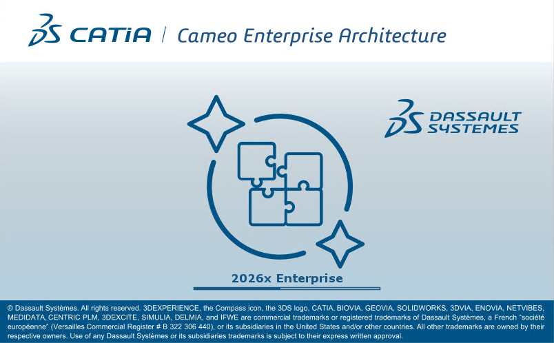 Cameo Enterprise Architecture 2026 CEA 2026x 加密狗版 系统工程系统集成可视化建模方案