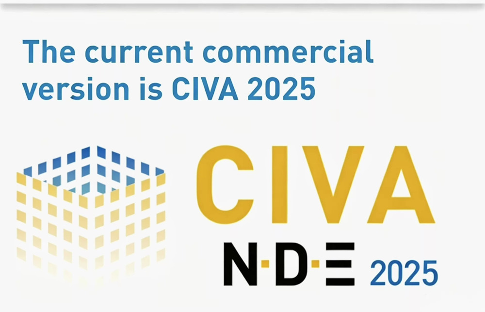 MASTER CIVA 2025 加密狗版 一体化无损检测仿真平台超声涡流射线导波全品类NDT仿真分析模块