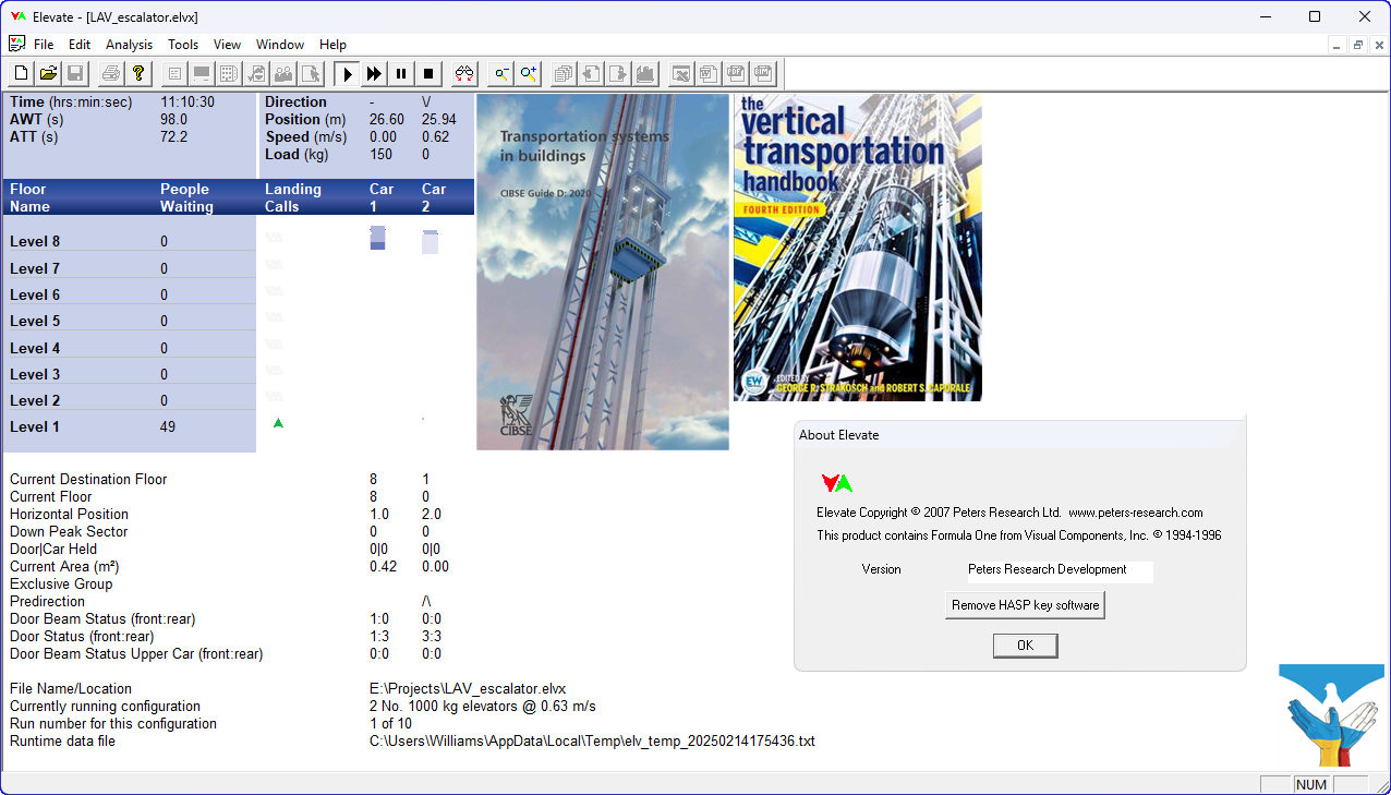 Peters Research Elevate v9.2 激活版 各类新建建筑选择电梯数量尺寸和速度设计师软件