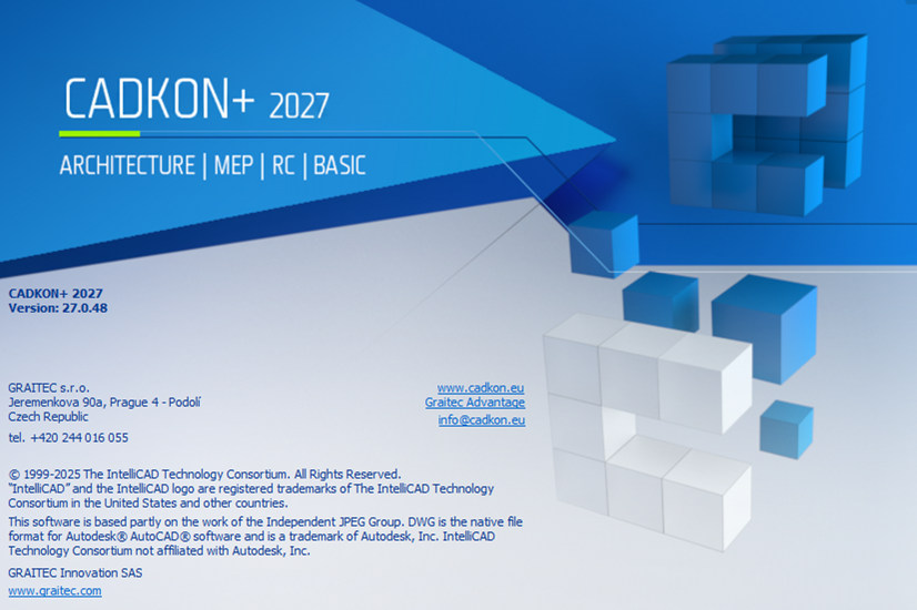 Graitec AB Studio CADKON+ 2027 完全兼容DWG®格式的CAD解决方案