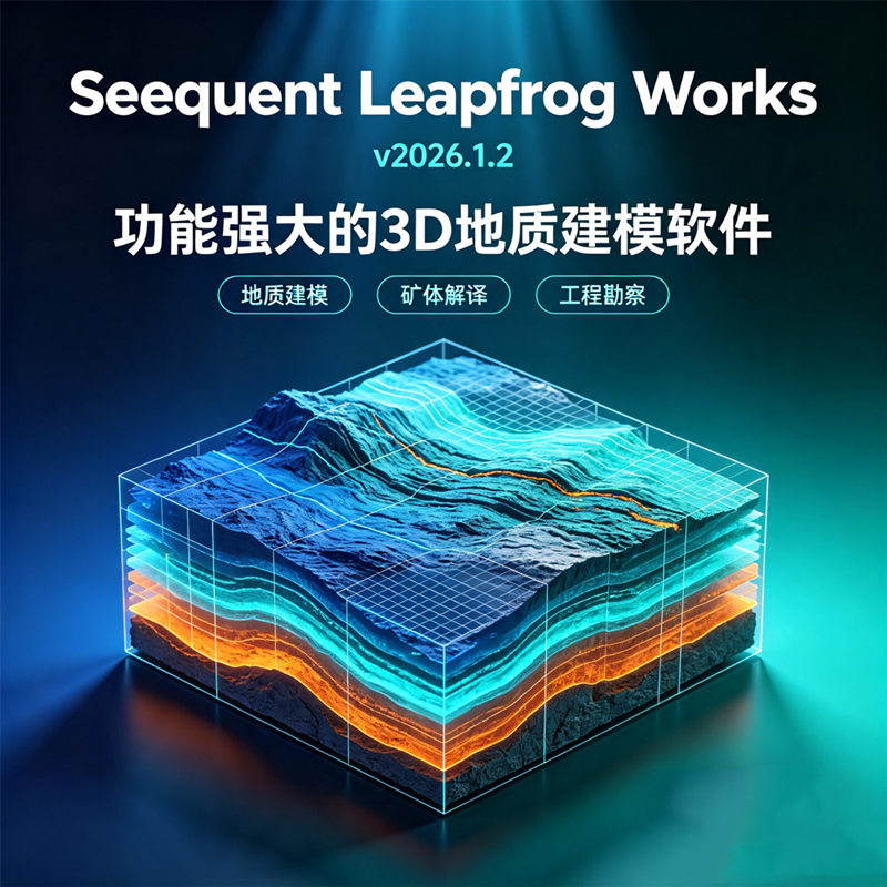 Seequent Leapfrog works v2026.1.2 功能强大的3D地质建模软件