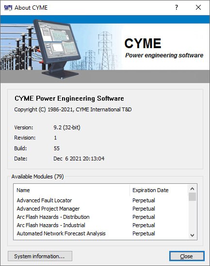 CYME 9.2 Rev.1 x64 补丁激活版 CYME 9.2 工业能源设计仿真传输配电和工业能源系统领域设计的先进全面的世界级仿真软件包