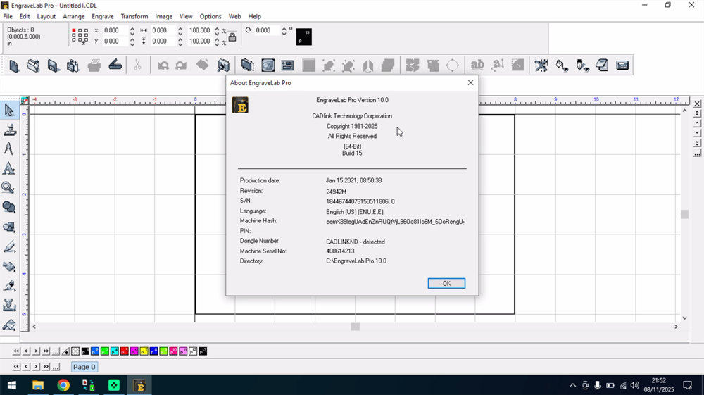 CADlink EngraveLab Pro v10 加密狗版 雕刻设计与生产雕刻软件