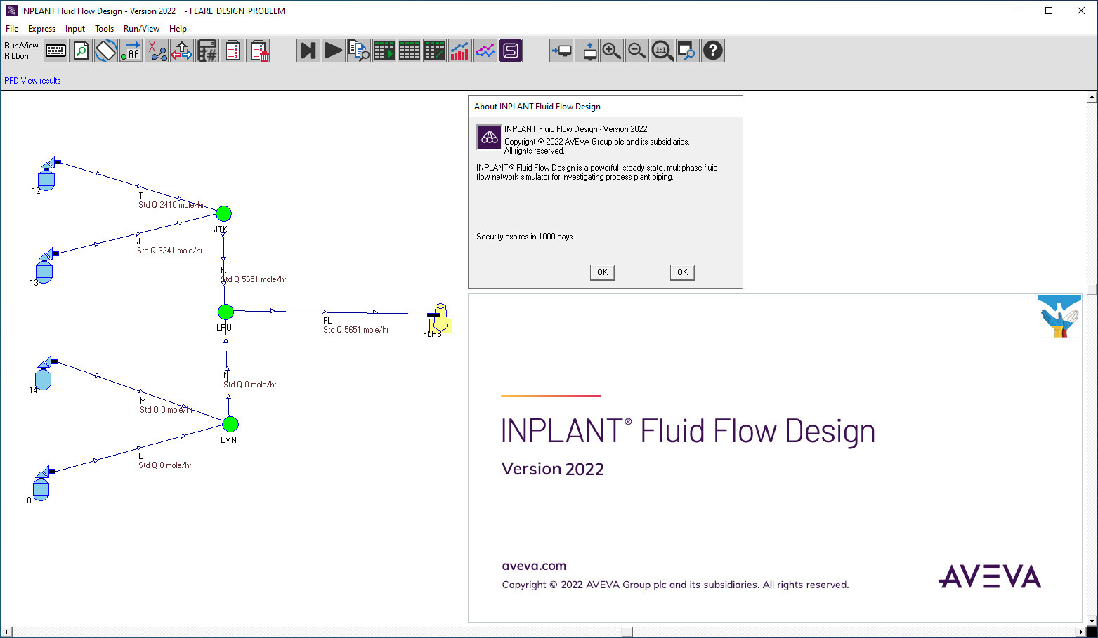 AVEVA INPLANT Fluid Flow Design 2022 稳态流体流动模拟器程序