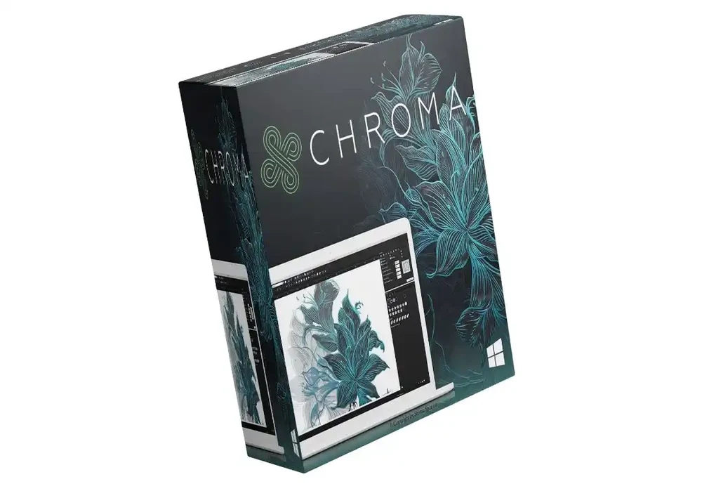 Chroma luxe 24 加密狗版 刺绣数字化软件Ricoma Chroma 刺绣设计