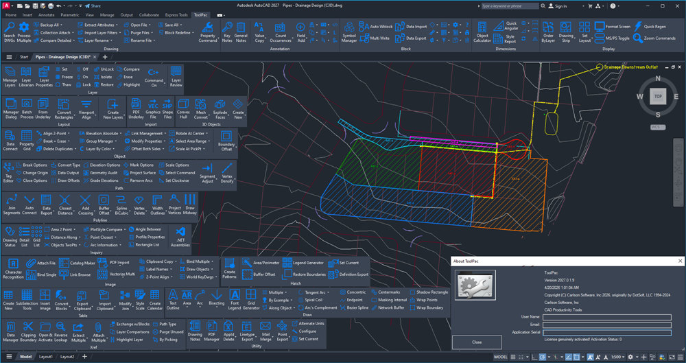 Carlson ToolPac v27.0.1.9 建筑师工程师和设计师工具软件