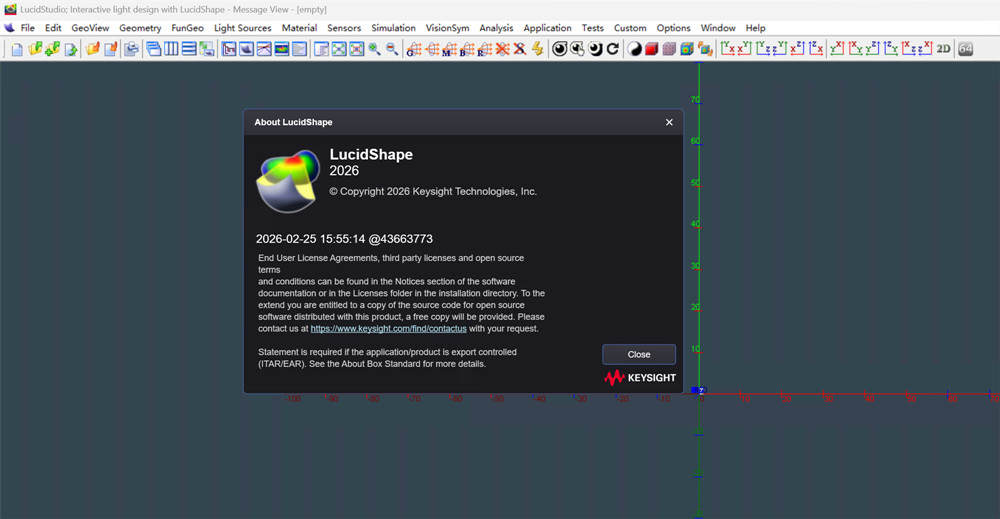 lucidshape 2026 免狗版 授权一台 Keysight LucidShape 2026 激活版汽车照明设计软件光学设计解决方案