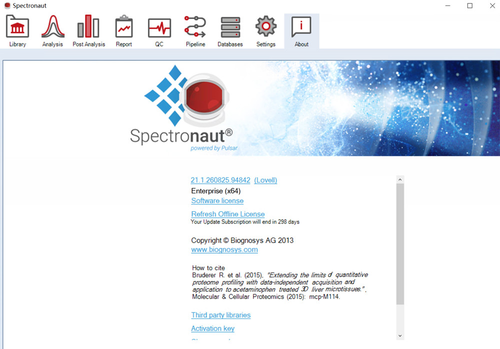 Spectronaut 21.1 加密狗版 Spectronaut 蛋白组DIA分析谱图解析软件