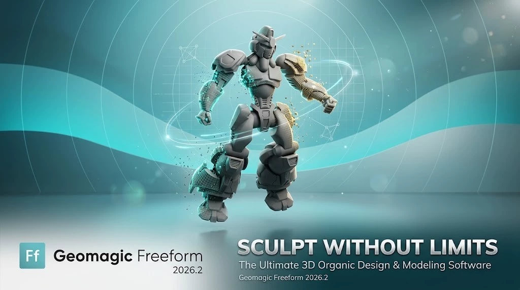 Hexagon Geomagic Freeform 2026.2.0 3D设计建模3D雕塑软件工具