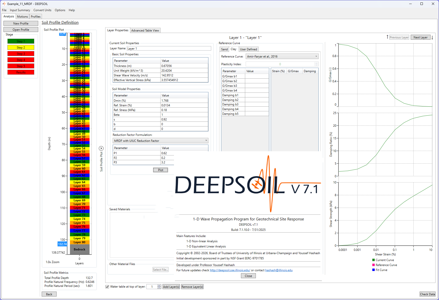 DEEPSOIL v7.1.10 土木与环境工程系抗震建筑和岩土工程领域软件工具